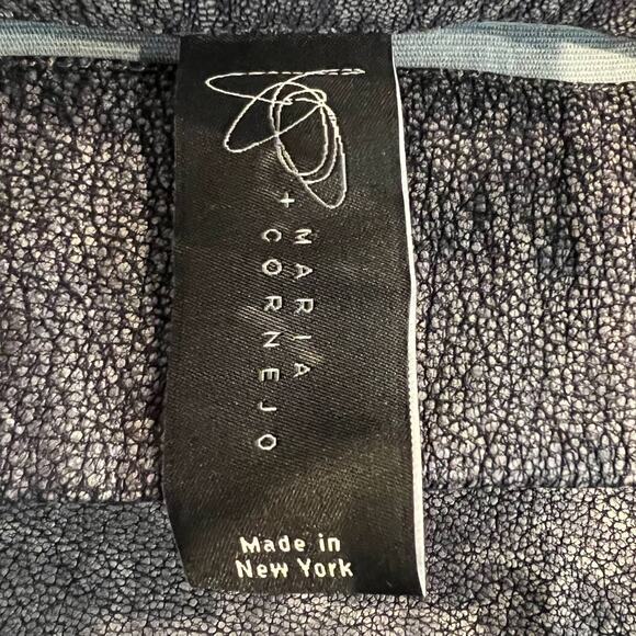 ZERO + MARIA CORNEJO Rai Leather Curved Skirt Size 6 - Picture 8 of 11